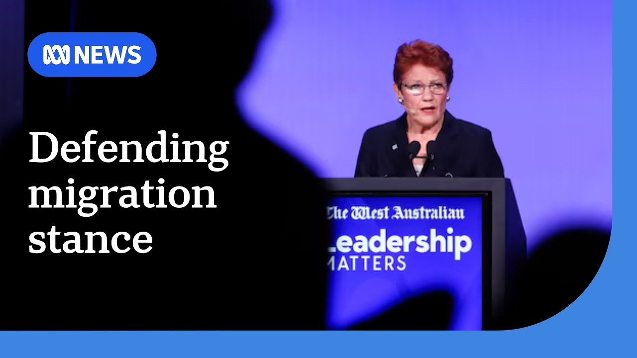Pauline Hanson says her stance on migration isn't a 'version' of White Australia Policy | ABC NEWS