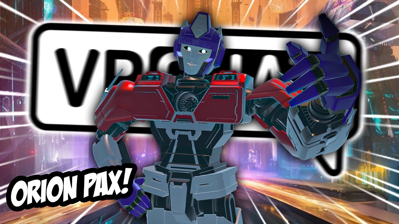 ORION PAX ROLLS OUT IN VRCHAT! | Funny VRCHAT Moments (Transformers One)