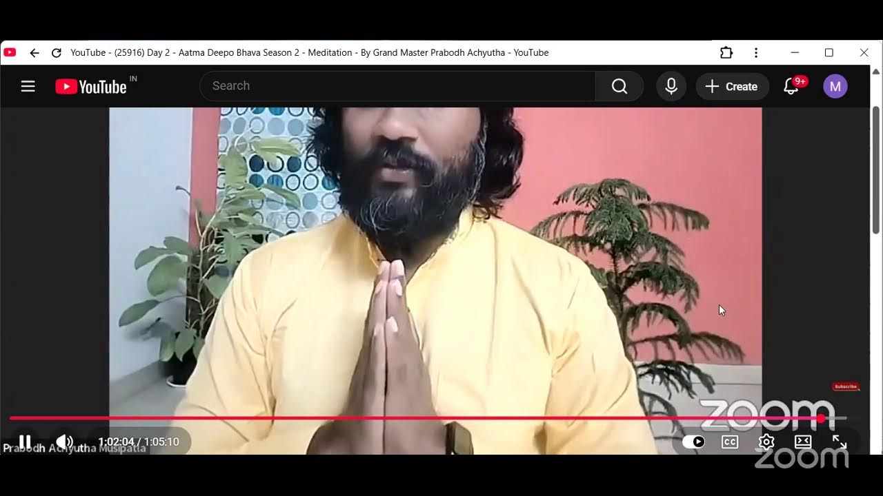 Daily Morning Meditation By Grand Master Prabodh Achyutha