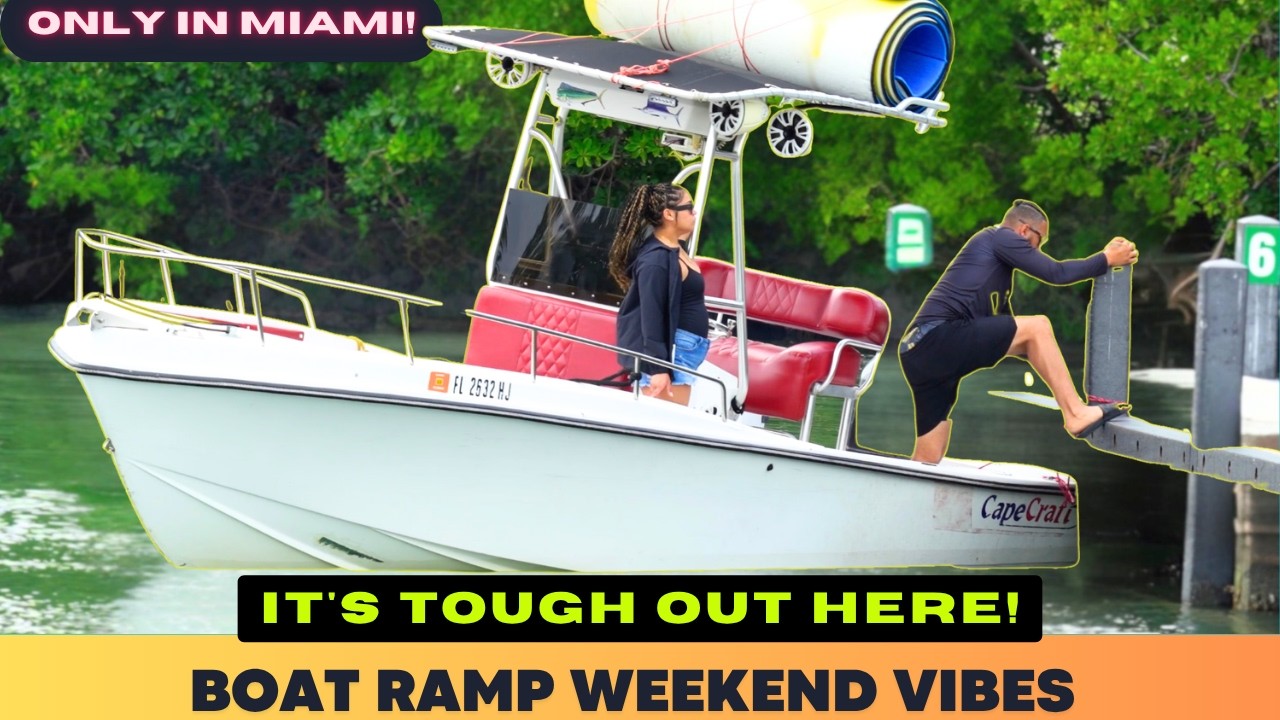 BOAT RAMP WEEKEND VIBES | ONLY IN MIAMI