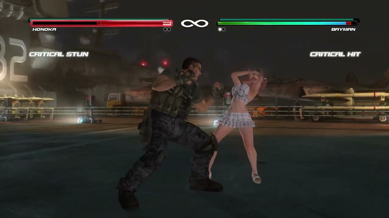 DOA5 マリー＆ほのか vs バイマン＆レオン[※リョナ注意]