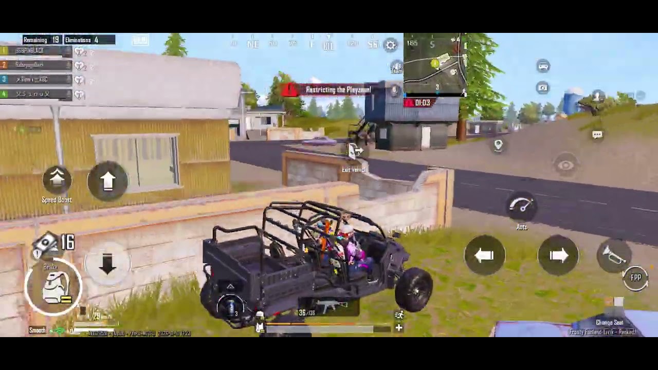 Alert 🚨 Use headphone — no 3 and 4 are randoms .. #pubg #mobilegame #battleroyalegame 
