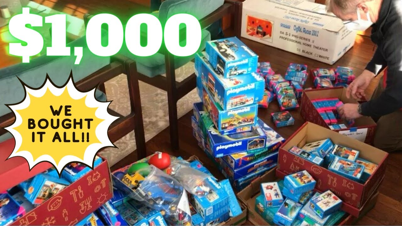 $1,000 Vintage Playmobil Haul! Estate Sale