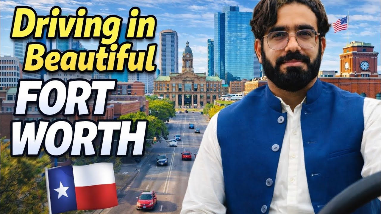 Driving Through Beautiful Fort Worth Texas 🇺🇸 | Scenic City Drive