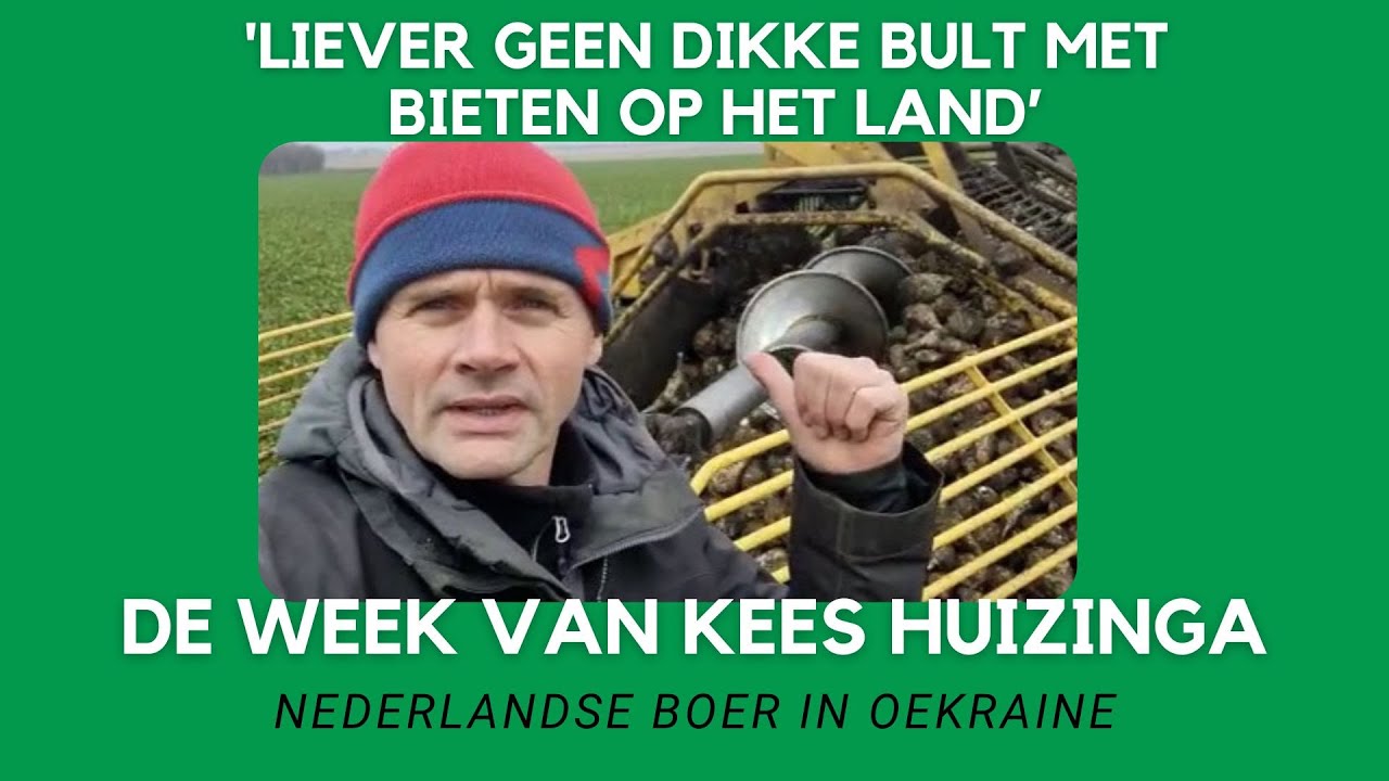 Oekraïne-vlogger Kees Huizinga: 'Liever geen dikke bietenbult op het land'