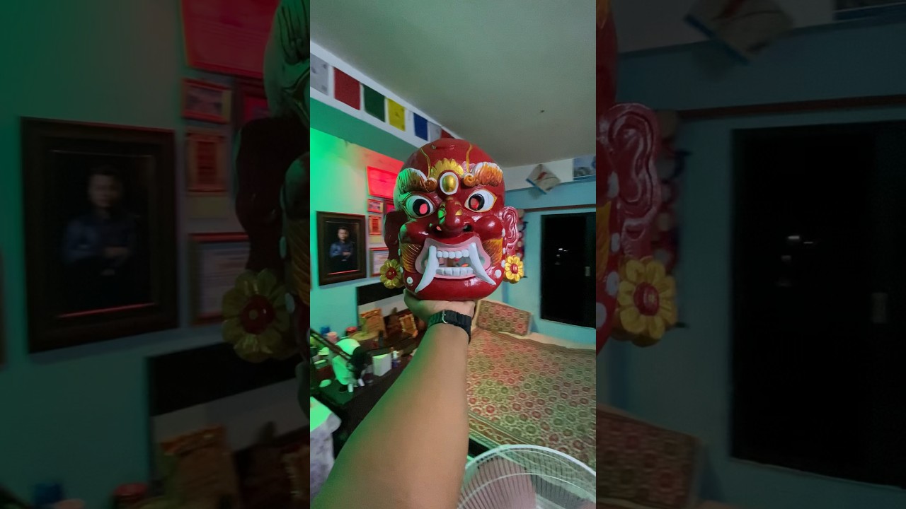 New Lakhey Mask in Nepal #newariculture  #lakheydance  #lakhey