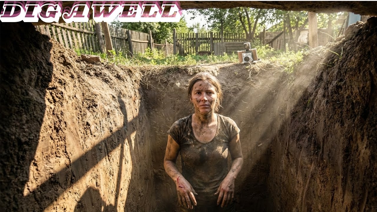 She Dug a Water Well in Her Own Yard With Bare Hands! #survivalskills    #incredibleindia