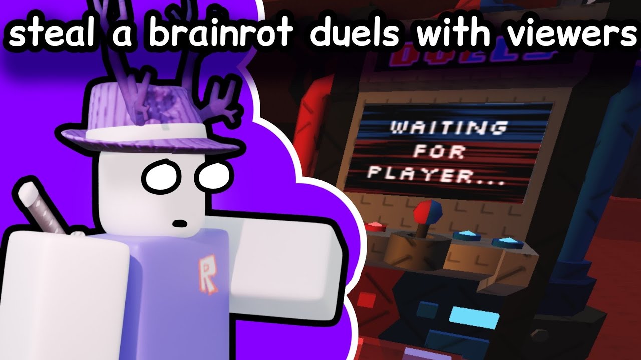 Doing duels with fans In Steal a Brainrot