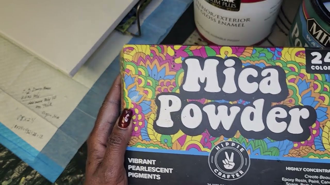 New - Mica Powder - How to mix LARGE Batch for Straight Pour