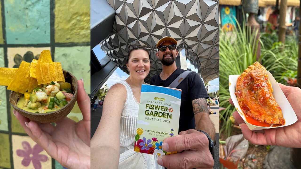 Fun Disney Lunch Date At EPCOT! | Trying NEW Flower & Garden Festival 2026 Food!