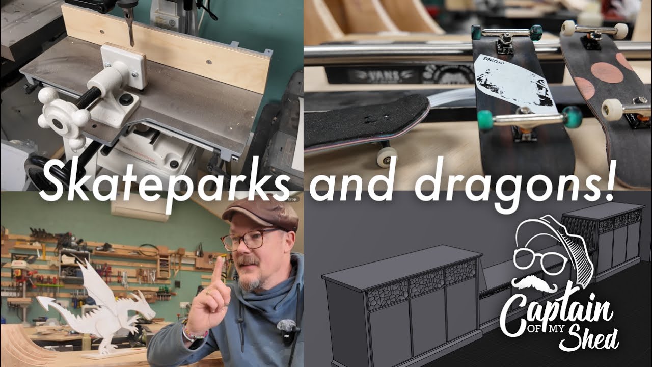 Whats going on in the workshop and what’s to come. (Dragons, skateparks and future plans)