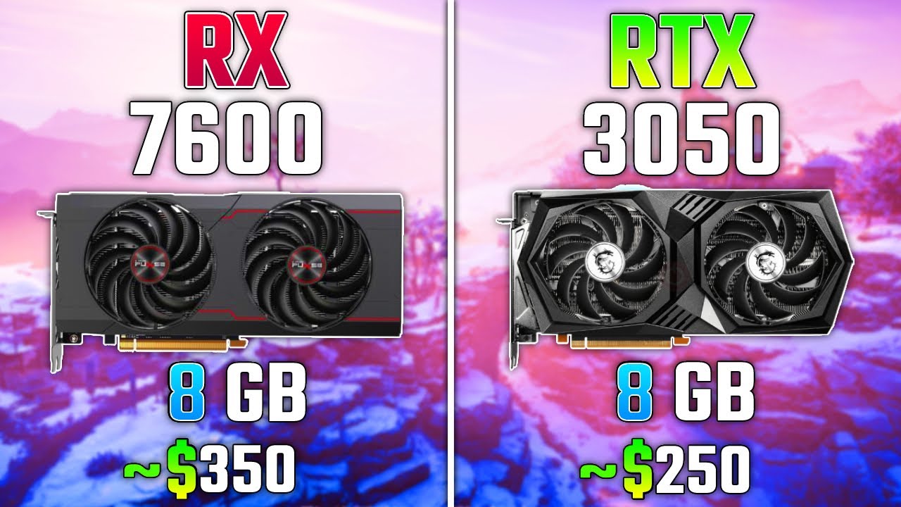 AMD RX 7600 vs RTX 3050 | Test in 7 Games