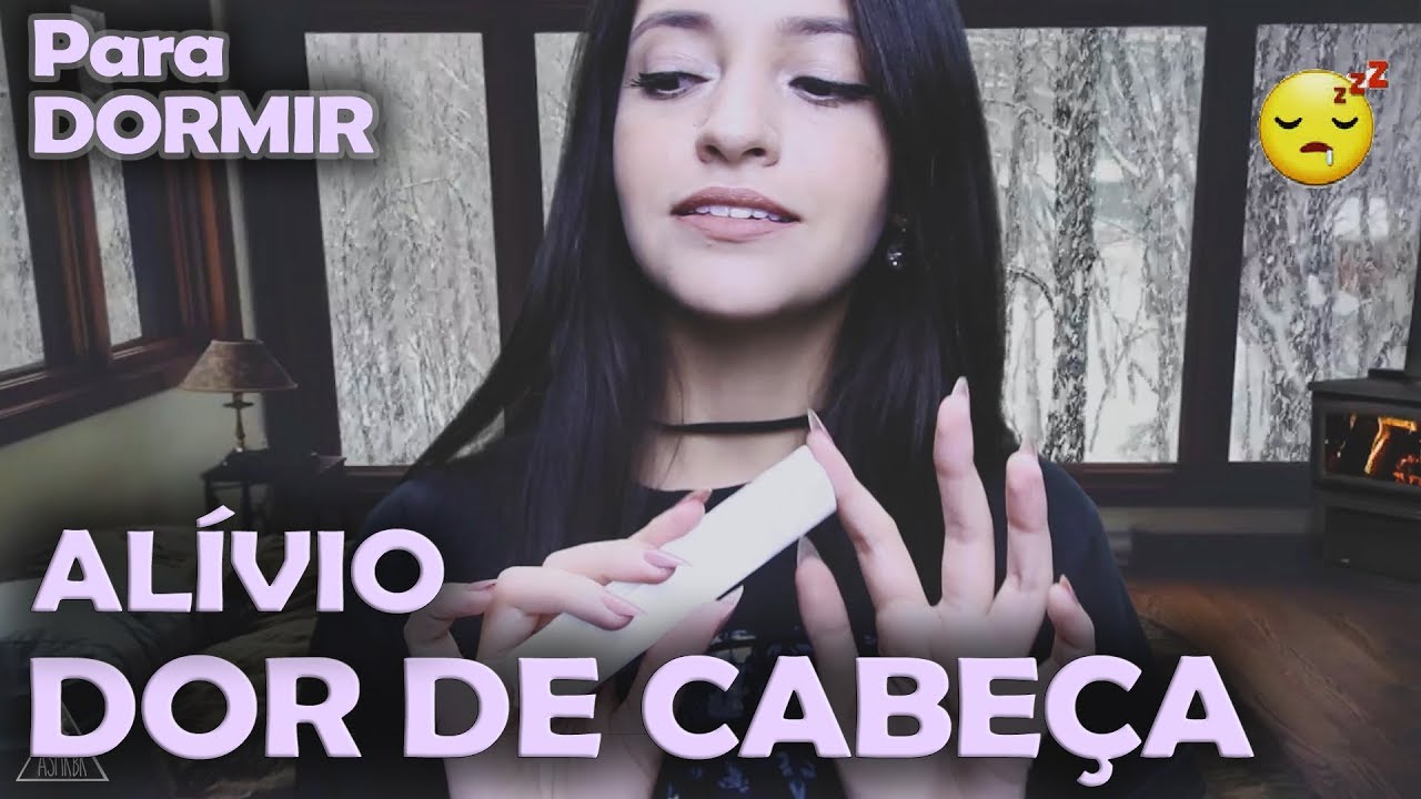 [ASMR] ALÍVIO DOR DE CABEÇA ☼ Massagem (Creme), Limpeza Energética
