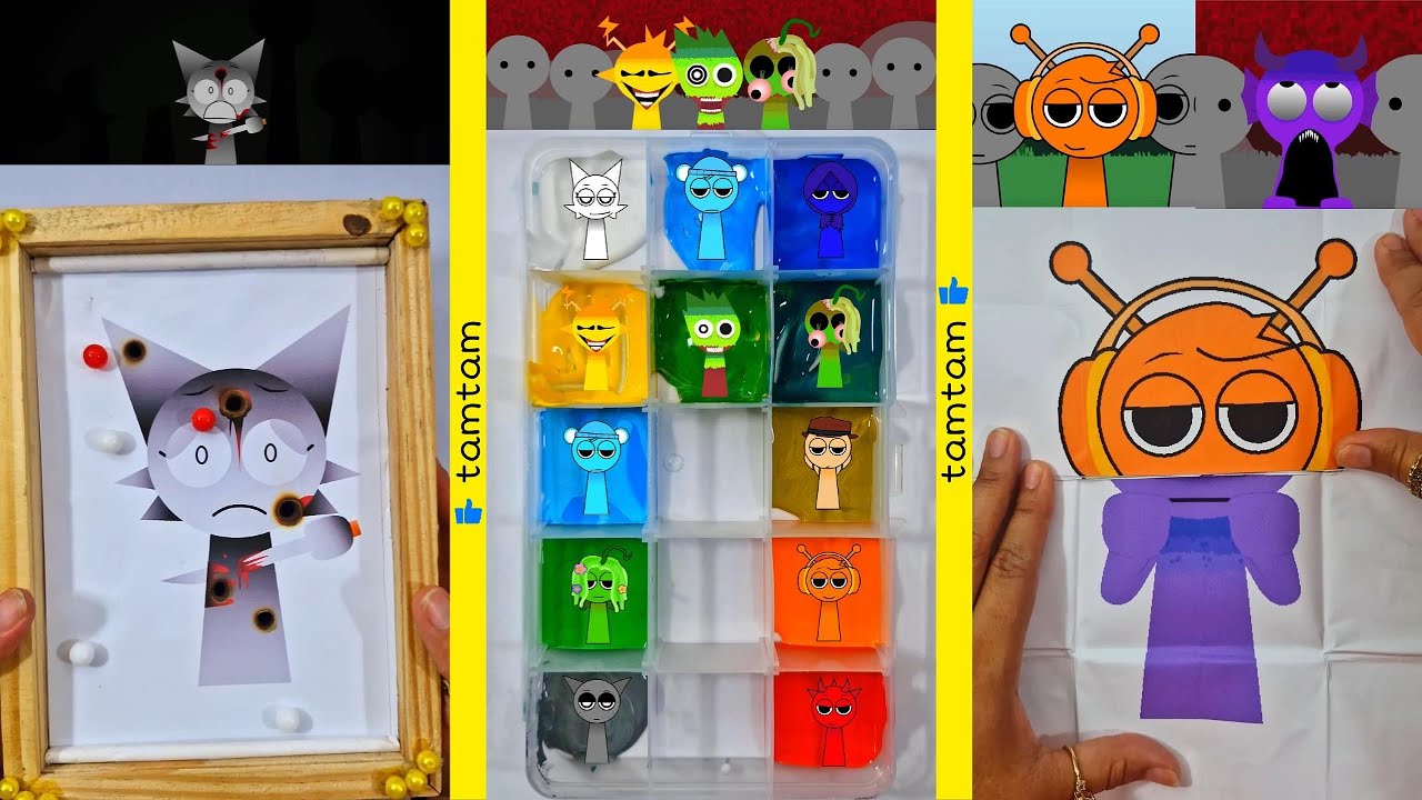 Sprunki 🎵 Mixing Colors 🌈 Guess the Sprunki ❓ DIY Sprunki 🧩