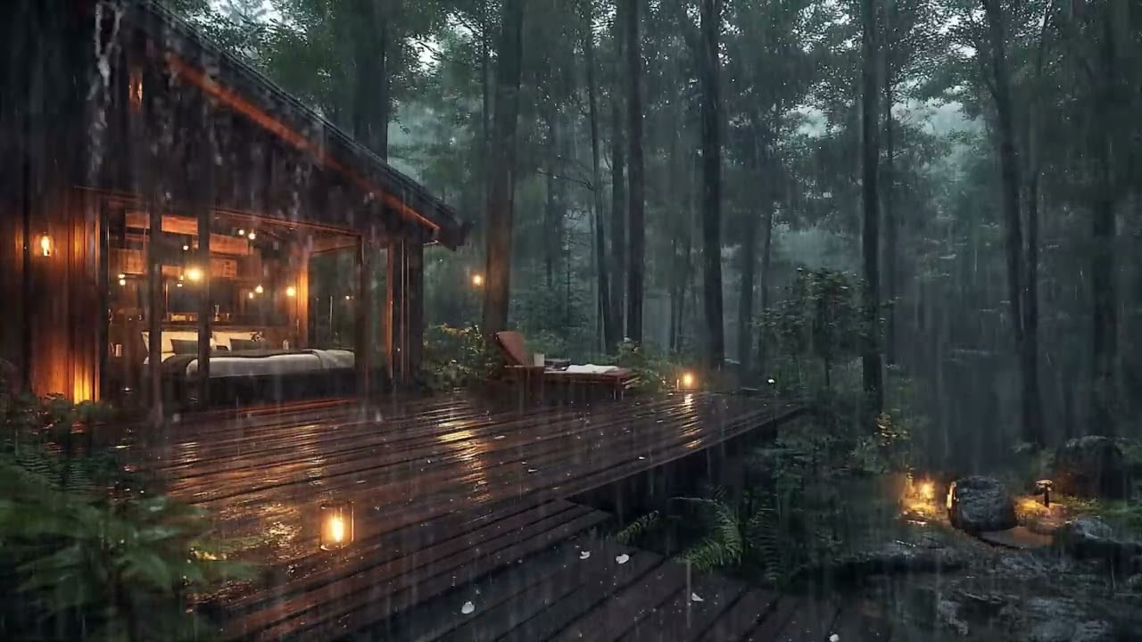 Natural Rain Sounds for Stress Relief Deep Sleep and Relaxation