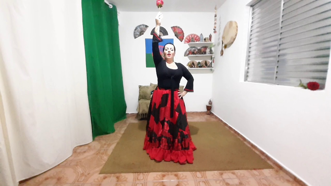 Movimento com rosa (parte 1) - Dança Cigana