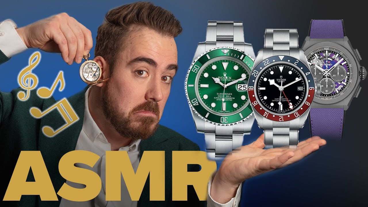 ASMR Luxury Watches!! 🎧 (Rolex, Tudor, Quartz, Zenith Chronograph, Vintage & More)