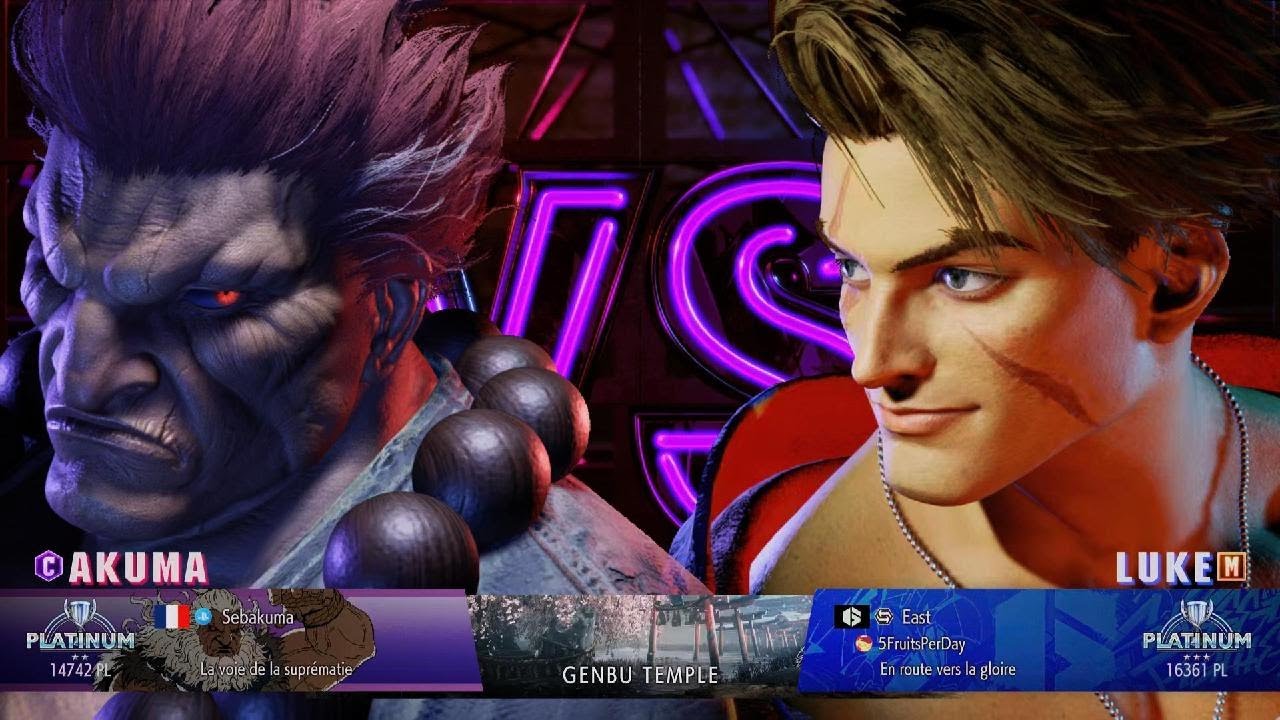Akuma vs luke amateur