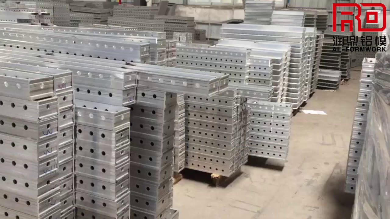 18 Factory daily Standard panels in storage of RD aluminum formwork