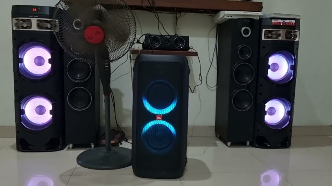 Polytron PAS 10D28  dan JBLparty box 300