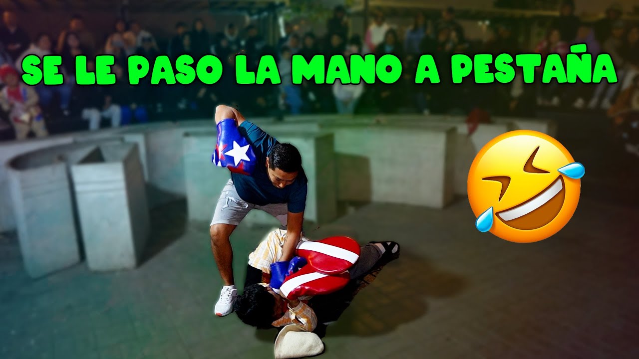 Se le paso la mano a pestaña 😂 🥊