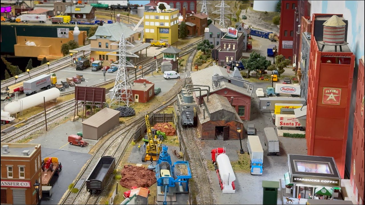 Beautiful Model Railroad Layout in HO Scale at the H.B. Plant Railroad Historical Society