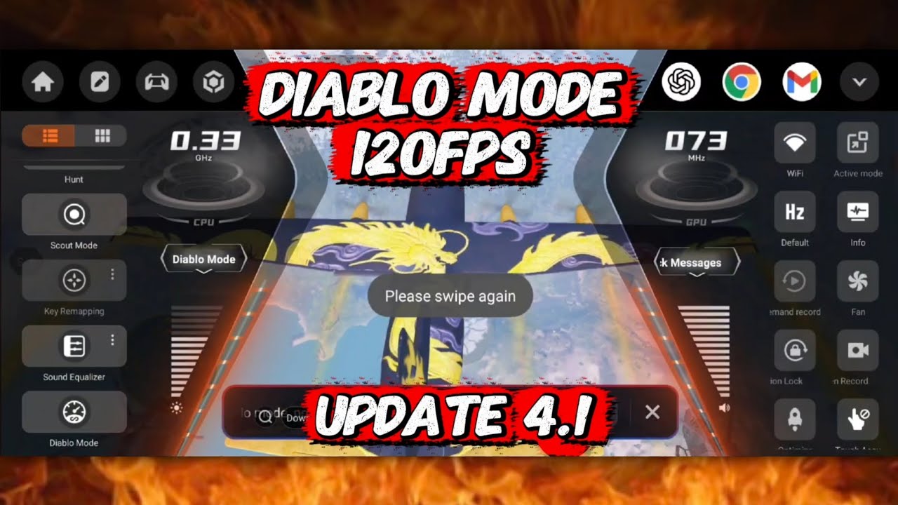 PUBG MOBILE DIABLO MODE  ON REDMAGIC 10 PRO -  UPDATE 4.1 🔥