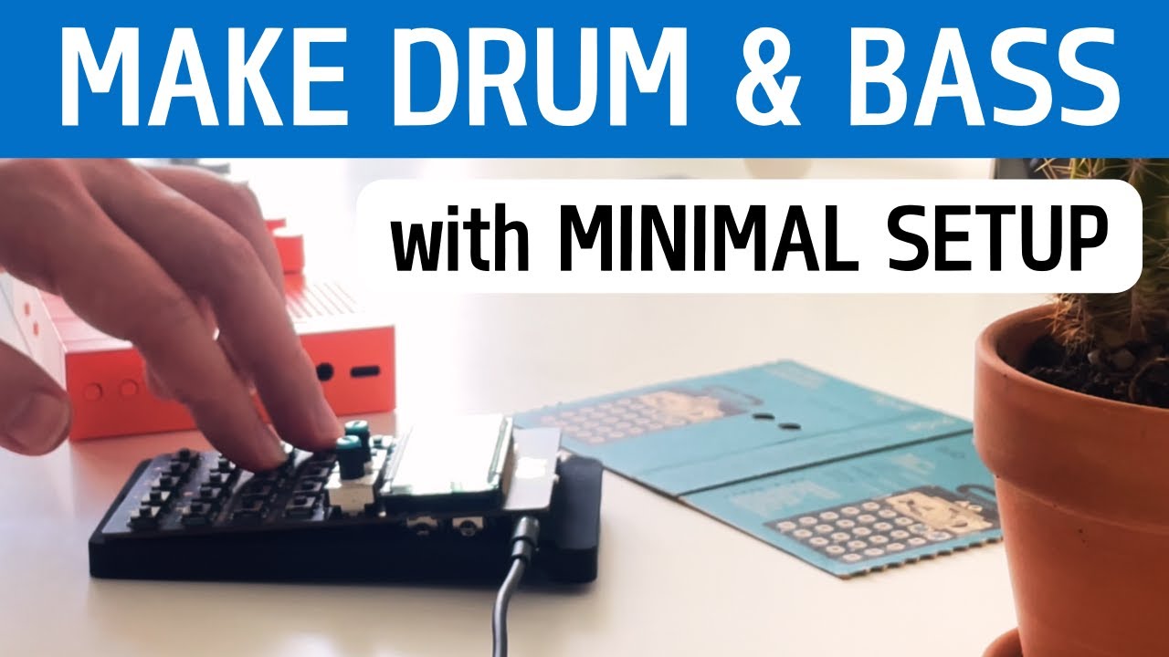 Making a Drum and Bass beat with Pocket Operators | Teenage Engineering PO-32 & Tonic PO-14 Sub