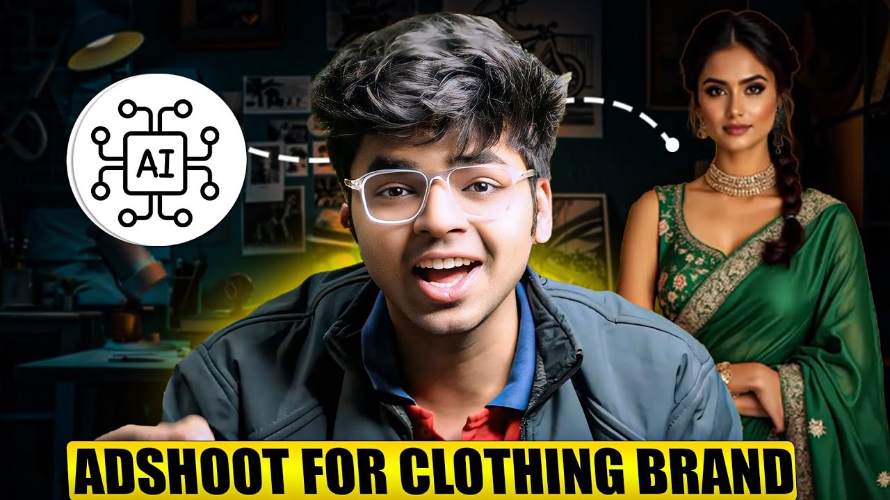 Adshoot for for clothes using ai model