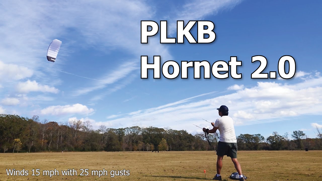 PLKB Hornet 2.0 power kite maiden flight