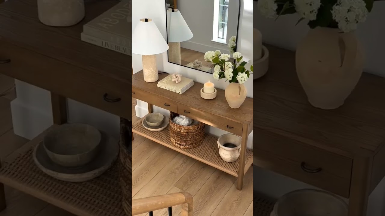 Warm wood tones home decor, Cozy & Modern Home2025 #LivingRoomDecor #HomeDecorIdeas #ModernHomeDecor