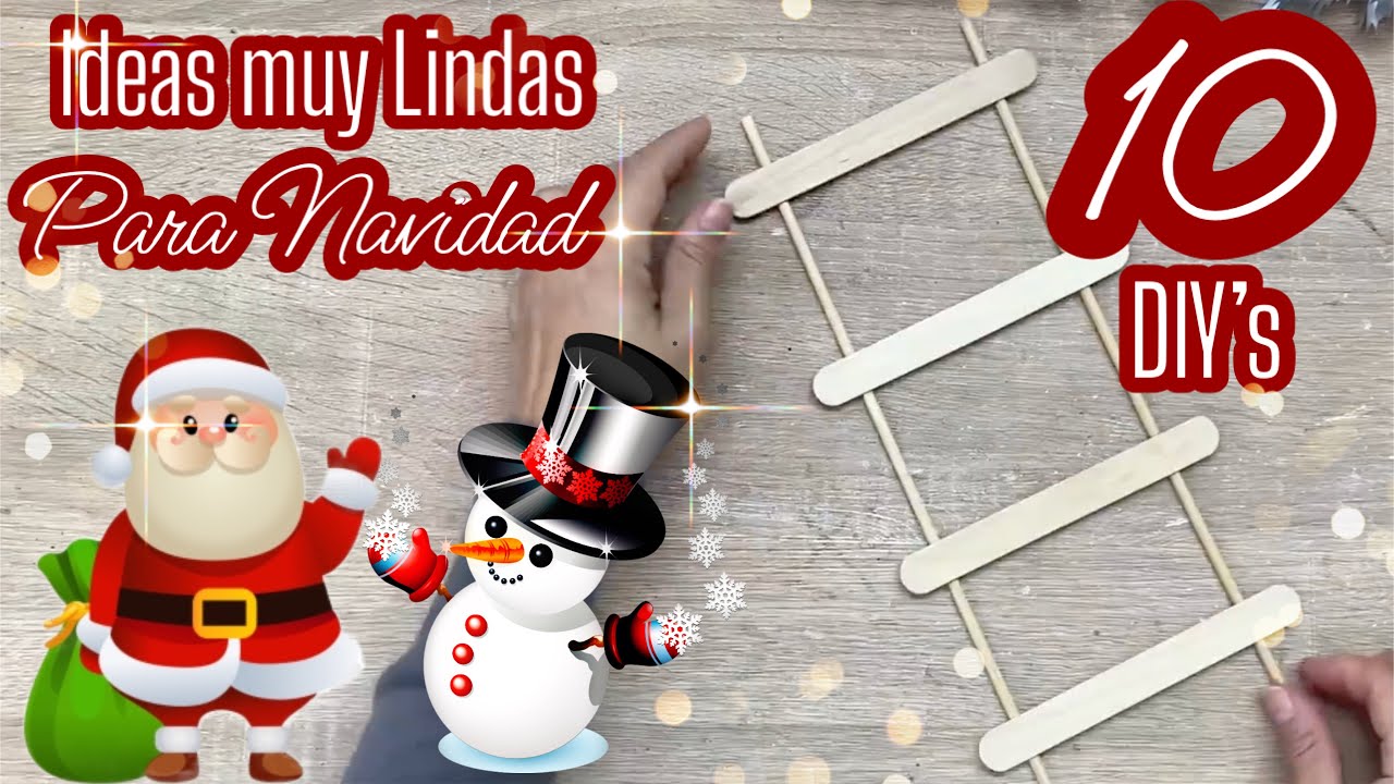 10 Lindas Ideas Navideñas con Reciclaje /Manualidades de Navidad /Christmas Diy´s / Artesanato natal