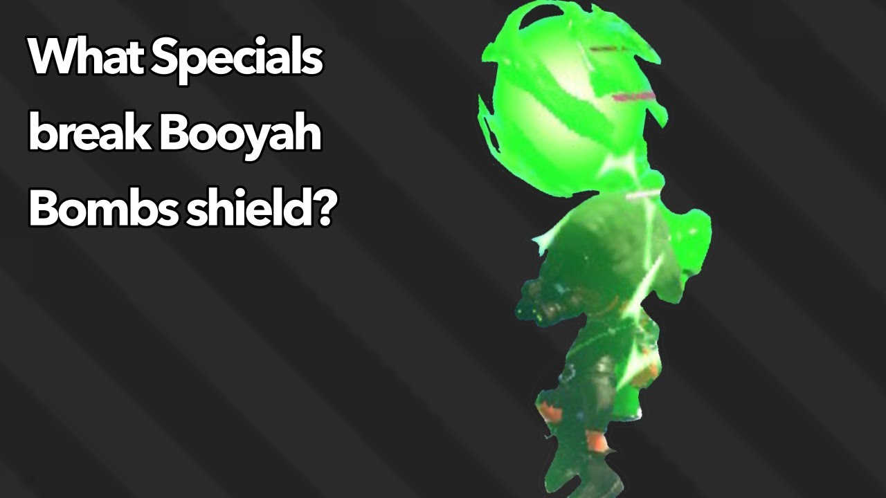 What Specials Break Booyah Bombs Shield? (Splatoon 2)