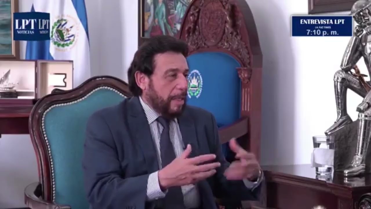 Entrevista Vicepresidente Ulloa en La PAZ Times, sobre seguridad, Plan Trifinio, ESIAP, CND.
