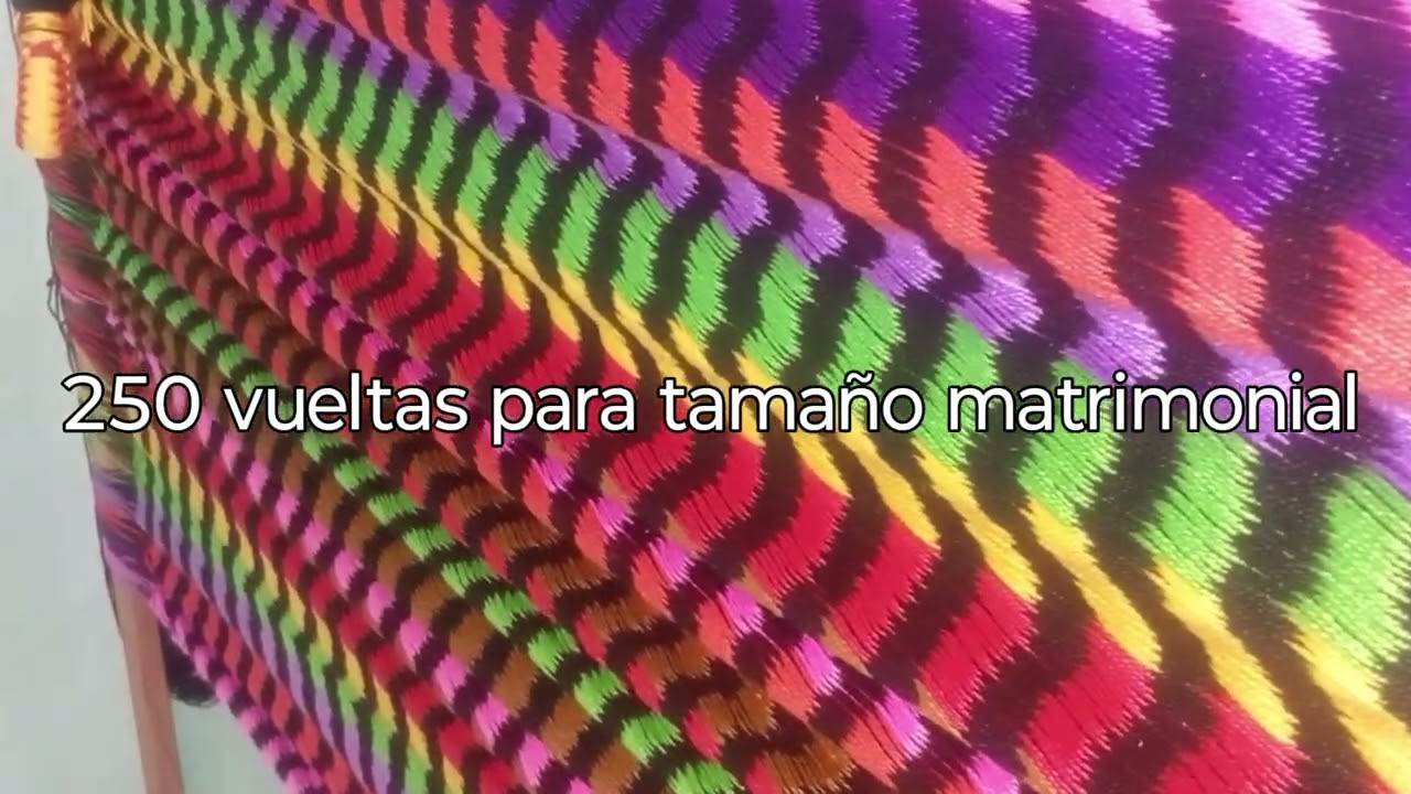 Hamaca de tejido sencillo doble 