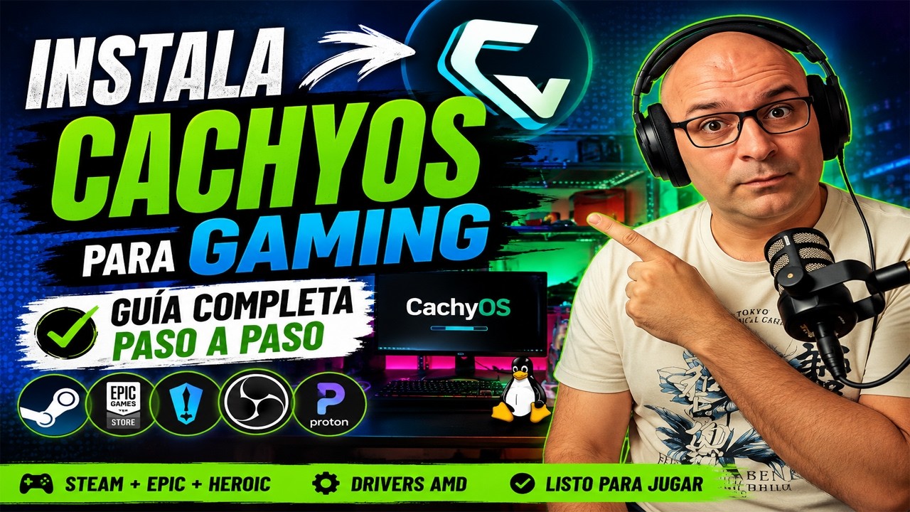 CachyOS me hizo dejar Windows para jugar | Gu&iacute;a completa de instalaci&oacute;n