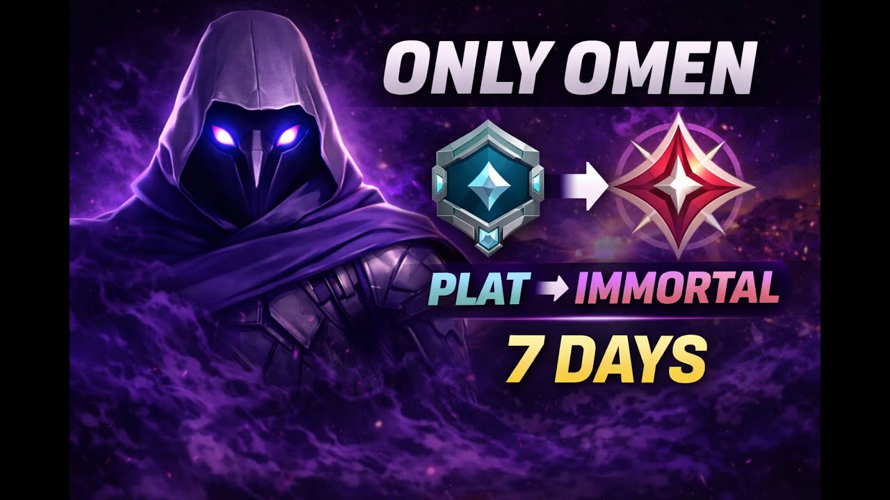 ONLY OMEN SPEEDRUN: Platinum to Immortal (7 Days)