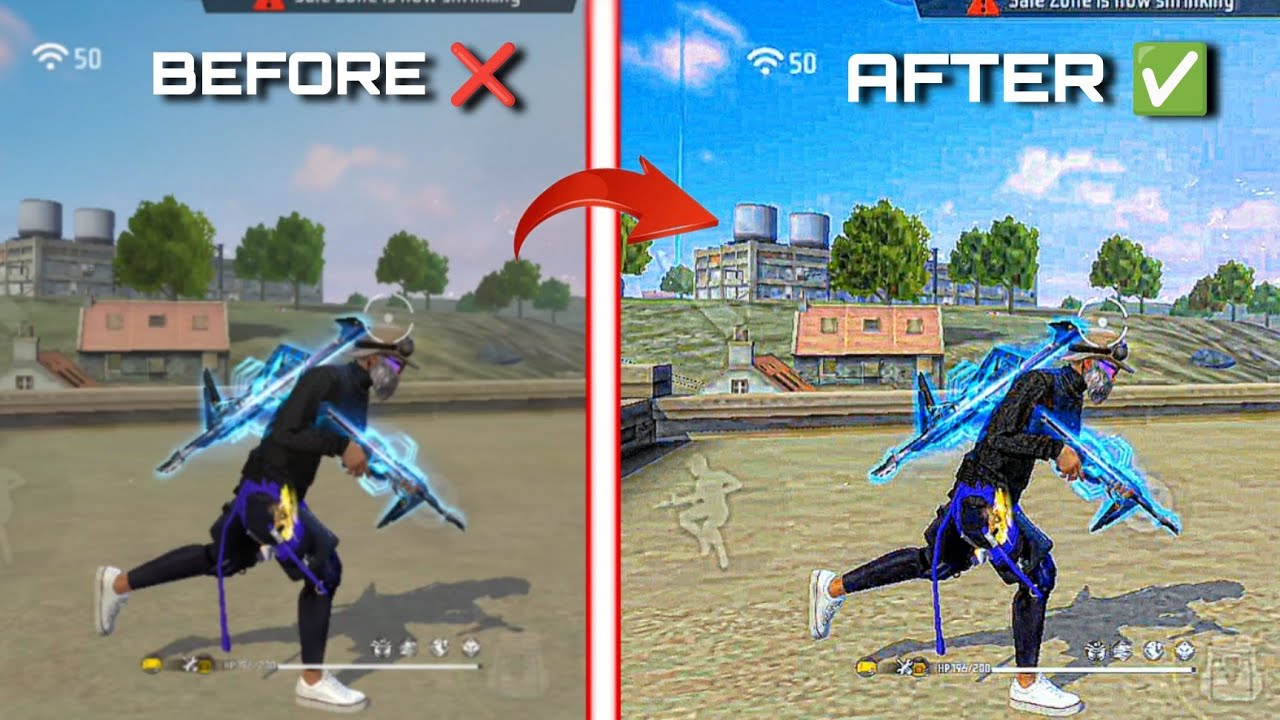 Free Fire 4K High Quality Tutorial 📈 [For Android]