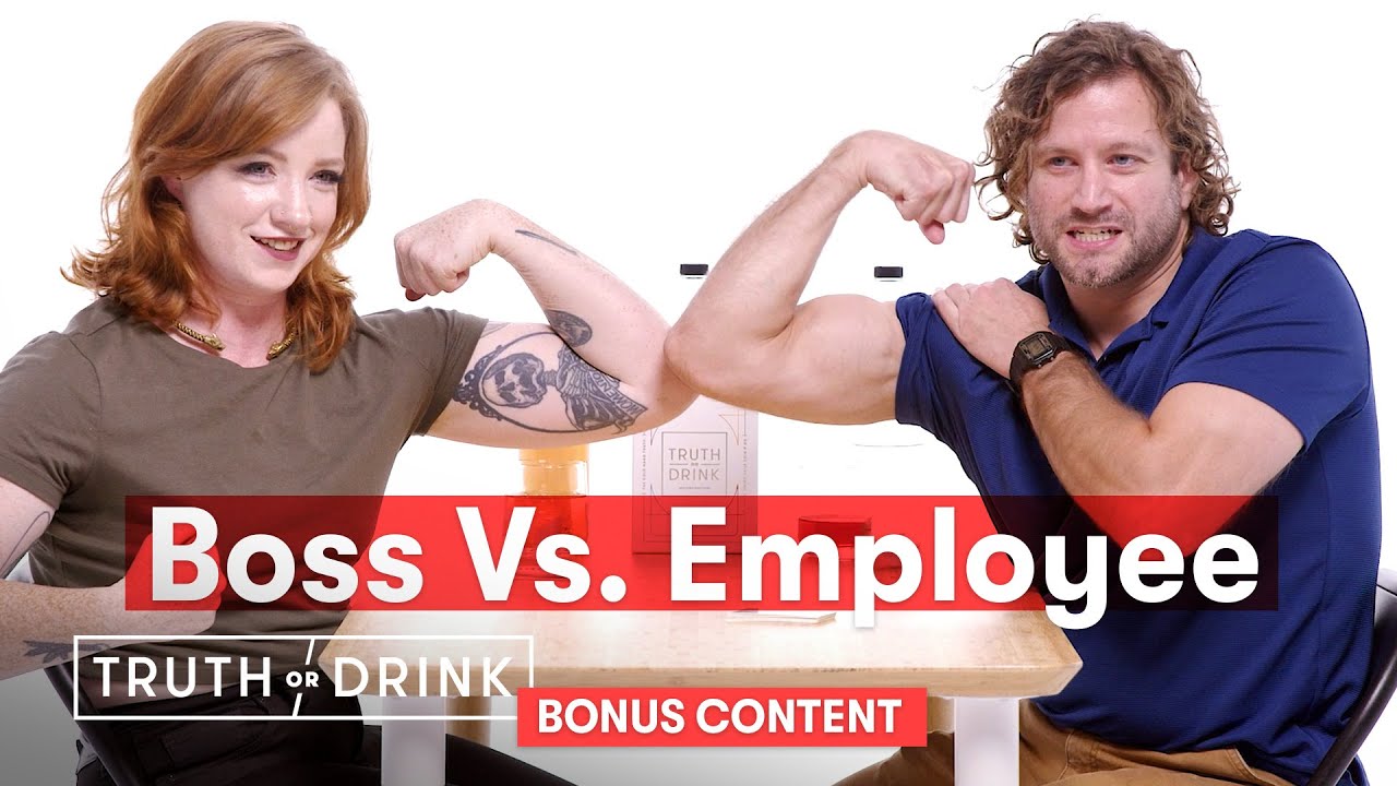 My Boss and I - Bonus Questions! | Truth or Drink | Cut