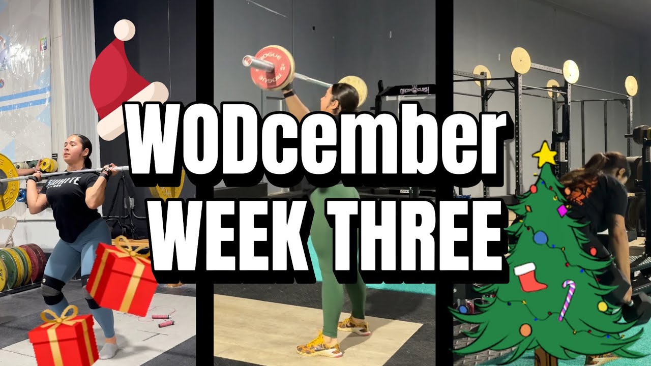 WODcember EP. 3 |week three out of 4 following the mayhem CrossFit program for the month of December