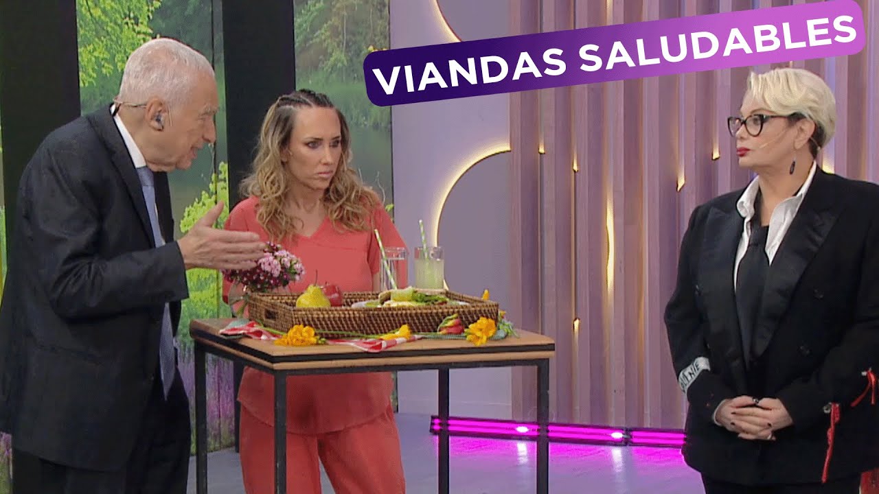 &iquest;C&oacute;mo armar una vianda light para el finde? Alberto Cormillot y Estefan&iacute;a Pasquini dieron las claves