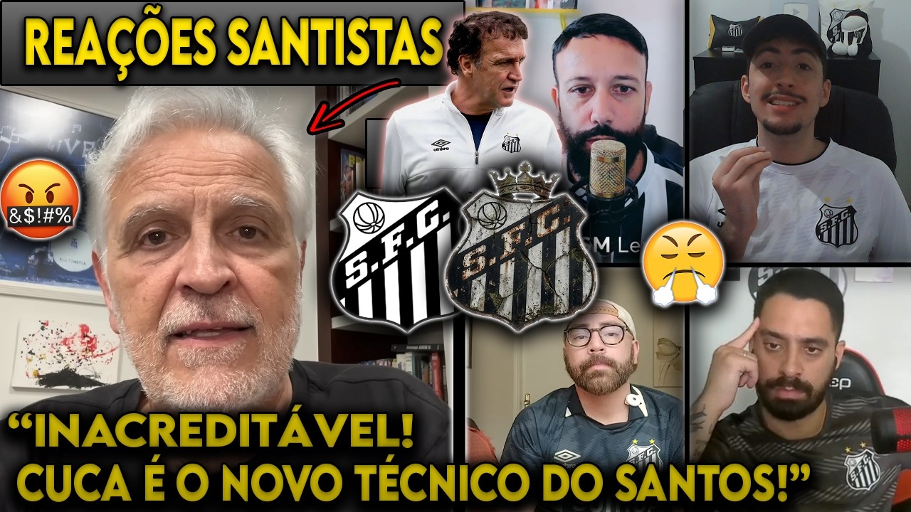 Reactions from furious Santos fans to Cuca as the new Santos coach [Transfer Market Reactions]