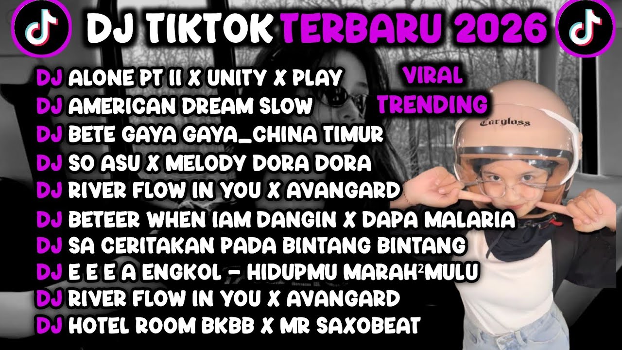 DJ TIK TOK TERBARU 2026🎵DJ ALONE PT II X UNITY X PLAY🎵DJ AMERICAN DREAM SLOW TERBARU 2026!