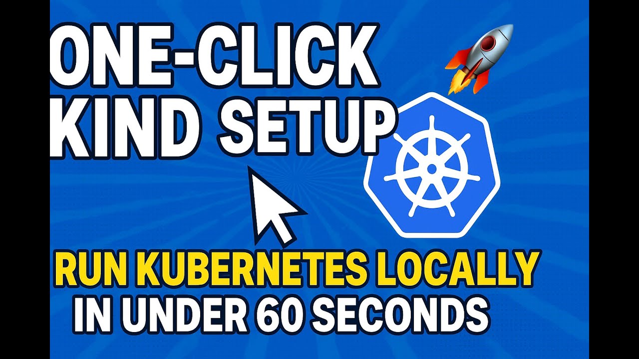 One-Click Kind Setup | Run Kubernetes Locally in Under 60 Seconds