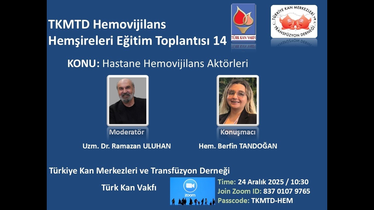 Hastane Hemovijilans Aktörleri