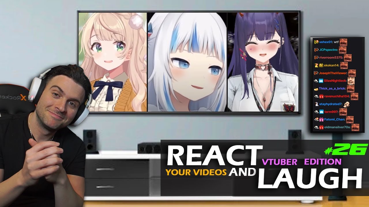 Реакция и смех над клипами VTUBER, которые ВЫ отправили #26