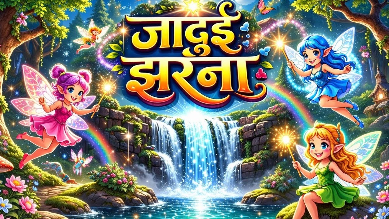 जादुई झरना की रहस्यमयी कहानी ✨ || MoralStory_CARTOON animation ##MoralStoryHindi