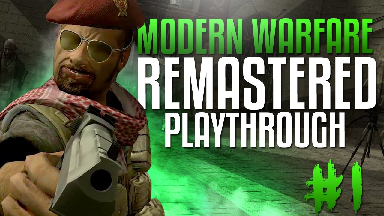 Modern Warfare Remastered Campaign Playthrough Part 1 (Gameplay Lets Play)