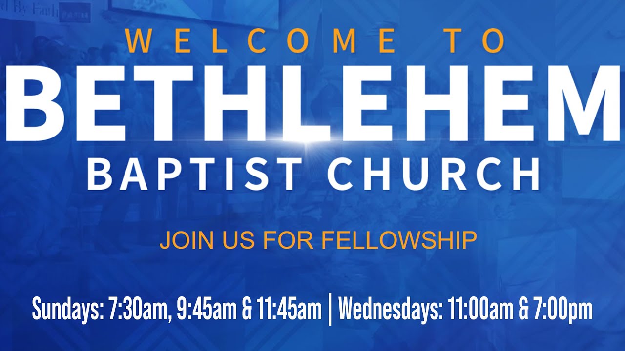 March 1st Bethlehem 11:45am Sunday Service