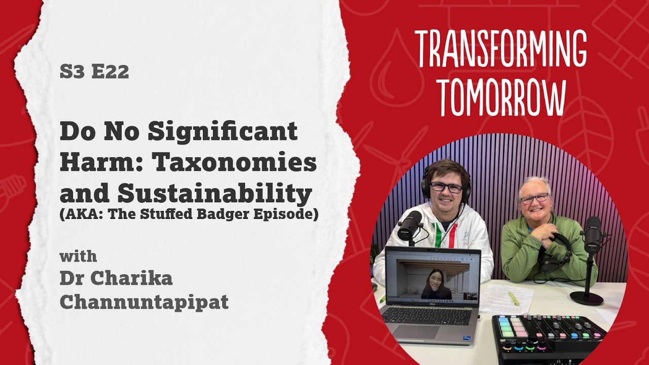 Do No Significant Harm: Taxonomies and Sustainability (AKA: The Stuffed Badger Episode)